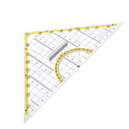 Triangle 45 degrees with the holder K-I-N-1