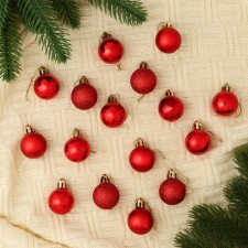 Set of balls plastic D-3 cm, 16 pcs 
