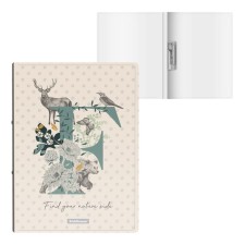 Folder with a side clamp plastic Erichkrause® Natural Life, A4, 4pcs.