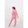 Female suit, size 44, purple-pink color