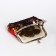 Wallet on the farmar, red/gold color
