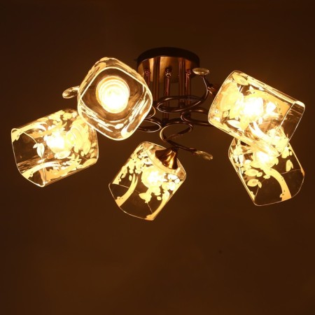Svetogor chandelier 5681 5h27 black /gold-2
