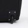 Road bag on wheels, a lightning department, with an increase, an outer pocket, black color