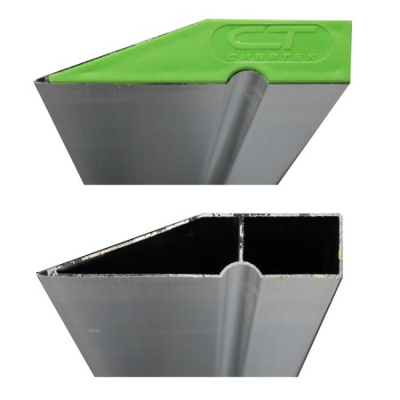 The trapezoidal rule "Sibrtekh", 3 m, aluminum, 1 rib of stiffness-2