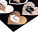 Stickers for flowers and gifts "Love", 16 x 7.7 cm