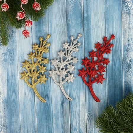 Jewelry decoration "Star Trek" (set of 3 pcs) 5.5x13 cm, mix
