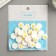 Decor for creativity plastic "Chamomile" set 30 pcs 0.9x0.9 cm