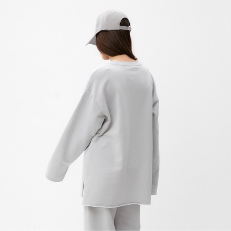 Women's sweatshirt MIST COZY STYLE, Gray, size 46-3