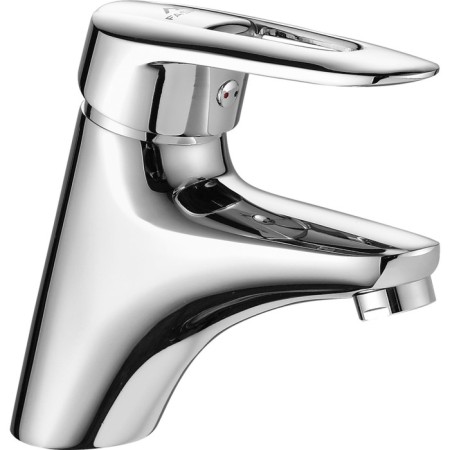 Fashun A1007 shell mixer, single -leaf, pour 130 mm, brass, chrome