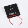 Bracelet-reinforcing “Red thread” YOUR DAILY LIFE heart, white color in silver, 7 cm