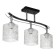 Chandelier 2773/3 E27 40W Black-chromium 52x20x15 cm Bayerlux