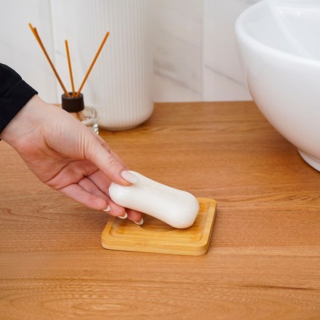 Bamboo soap dish, 0.9 × 9.5 × 9.5 cm-2