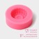 Mold Dolyana "Shine", silicone, d = 6.5 cm, pink color
