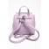 Women's backpack, eco -leather, ludor purple, 24x8x29 cm