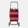 Carrier-house bag on cord, black/red color