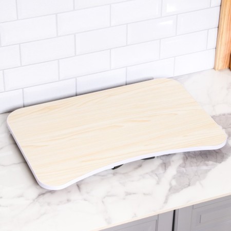 Table - breakfast tray, for a laptop, folding, white, 60x40 cm-8