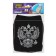 Covers on the head restraint "Coat of arms", black, set 2 pcs