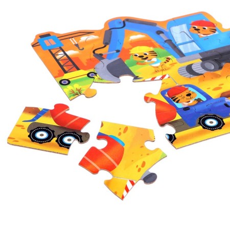 Figure puzzles 4 in 1 "Transport", 9, 12, 15, 20 elements-6