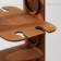A minibar stand for 3 bottles and 4 glasses, 35 × 23 × 48 cm