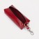Key of zipper, length 13 cm, ring, carbine, red color