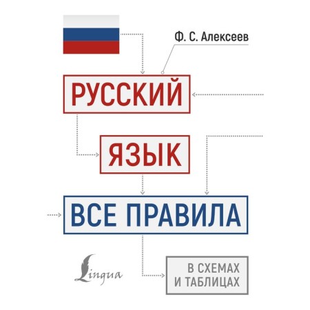 Russian language: all rules in the schemes and tables. Alekseev F.S.