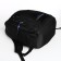Male backpack on a zipper, 4 outer pockets, black/blue color
