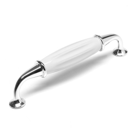 Stylish cramics 003 bracket handle, ceramic, chromium color