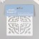 Tile stencil 11x11 cm
