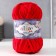 Yarn "Velluto" 100% micropoliester 68m/100g (56 red)