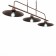 Suspended chandelier ST LUCE. SL265.403.03. Ssarno. 3x60 watts, E27, 85x33.5 cm, coffee color