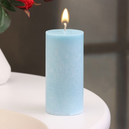Candle-cylinder smooth, 5x10 cm, Niva, 6 hours