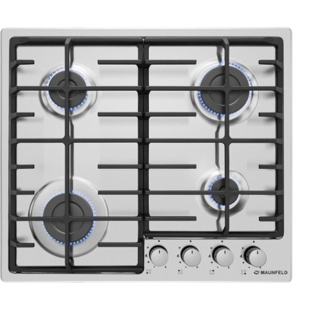 Hon surface Maunfeld EGHS.64.6CS/G, gas, 4 burners, silver