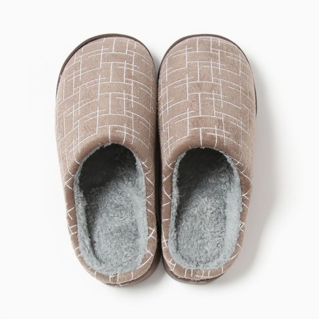 Men's slippers #004 r.42-43, brown-2