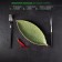 Ceramic serving dish "Dender", 26 × 10.5 × 1.5 cm, green color