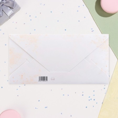 Money envelope "Happy Wedding Day!" Wedding cake, 16.5 x 8 cm-2