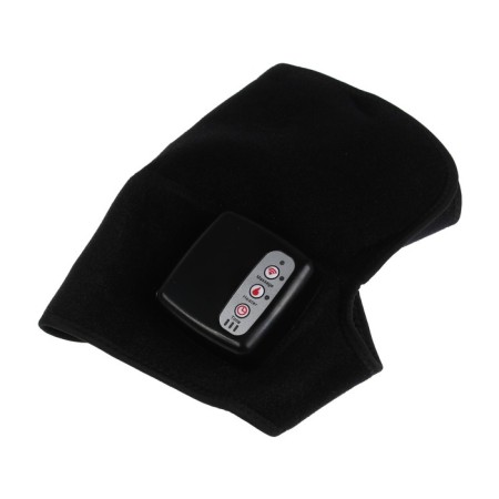Luazon LEM-24 legs massage, bandage on the knee, heating up to 65 ° C, black-1