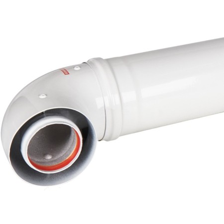 The chimney element Rommer RCA-6010-250900 Standard, D = 60/100 mm, L = 900 mm, universal-2