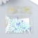 Decor for creativity plastic "Hearts in blue colors" set of 100 pcs 0.6x0.6 cm