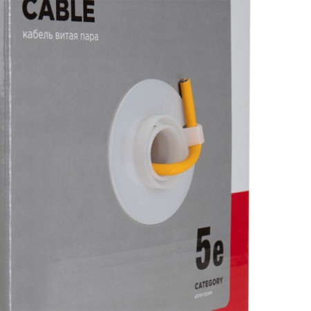 Bay cable twisted pair u/utp, cat 5e, zh ng (a) -HF, 4PR, 24AWG, indoor, solid, orange, 305m, rexant-3