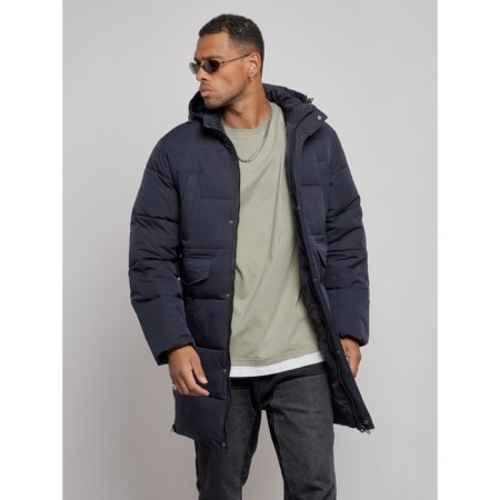 Lengered male winter, size 56, dark blue color-7