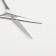 Hairdressers scissors with emphasis, blade - 4.5 cm, silver color