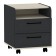 Office cabinet Aurelio 94, 450 × 450 × 535 mm, color Anthracite / Blackwood satin