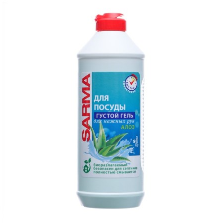 SARMA “Aloe” dishwashing gel, 500 ml