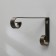 Kashpo, forged brackets, 23 cm, metal, bronze