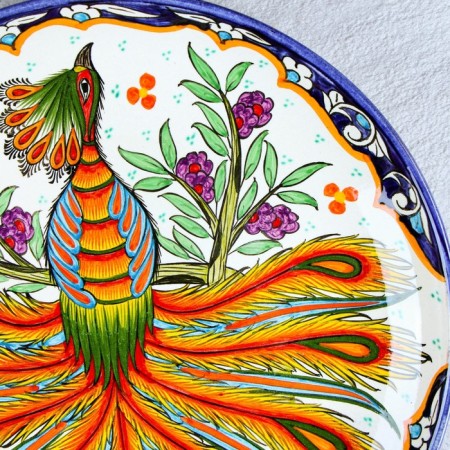 Largan Rishtan ceramics "Firebird" 28 cm, mix-8