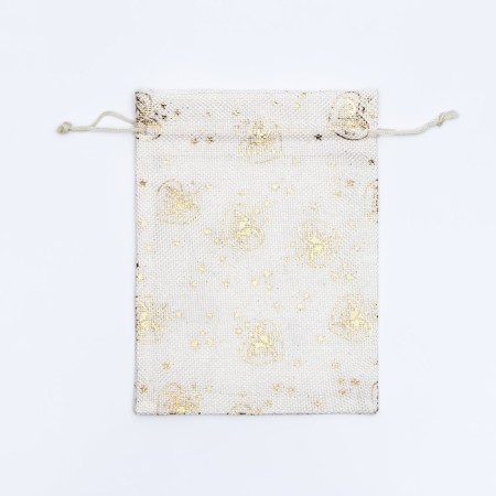 Gift bag from the canvases "Bells", 15 x 20 cm-1