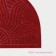 Mat with a moisture -drowning half -rounded without a trim “sun”, 40 × 60 cm, color mix