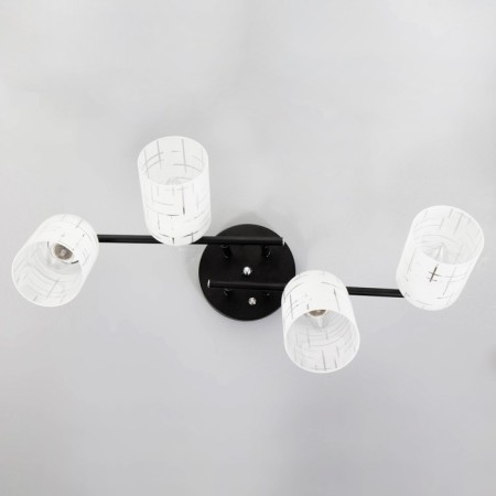 Chandelier 2770/4 E27 40W black-chromium 60x28 cm Bayerlux-6