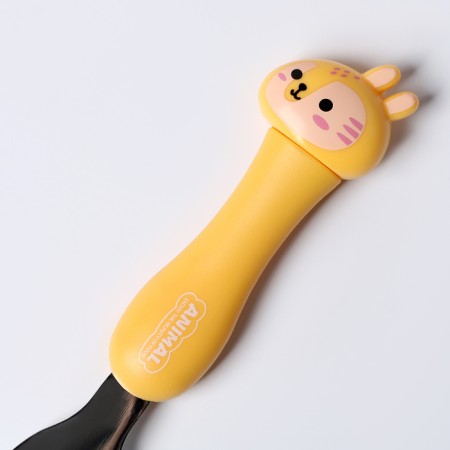 A set of children's cutlery in the “Tigers” case, fork, spoon-5