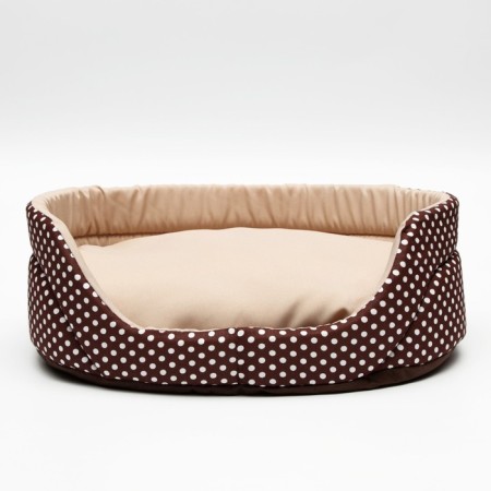 Lying "Golshek", 49 x 36 x 17 cm, calico, brown-2